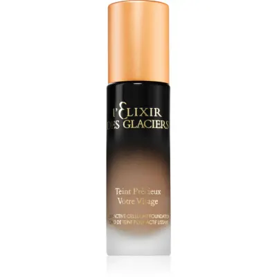 Valmont l' Elixir Des Glaciers Teint Précieux fond de ten cu acoperire ridicată pentru netezirea pielii si inchiderea porilor culoare Amber Beige in Florence 30 ml