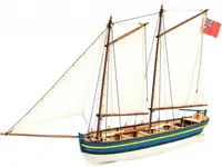 Model prefabricat Artesania Latina Antic : Bărci - Barca căpitanului navei britanice Endeavour