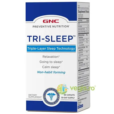 Formula Avansata Triplu-Strat pentru Somn (Preventive Nutrition Tri-Sleep) 60tb