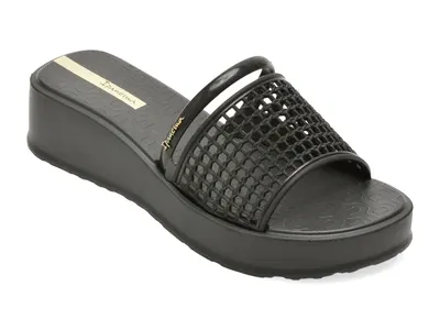 Papuci IPANEMA negri, 8378678, din pvc