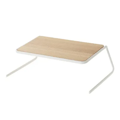 Raft suplimentar alb/în culoare naturală din lemn 19,5x19,5 cm Tosca – YAMAZAKI