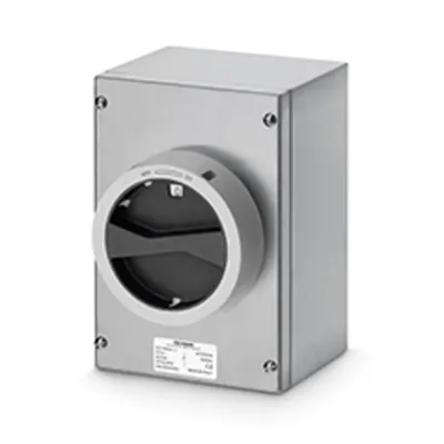 Intrerupator separatorn100A 3P+SN IP65 150x220x120mm Y4 IK10 GENERAL GREY/BLACK SN (SOLID NEUTRAL)