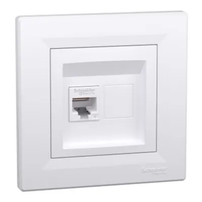 Asfora, Priza de date RJ45 cat.6 UTP alb
