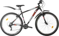 Bicicletă de munte cu viteze Velotec - Pro, 27.5", 480 mm, negru/roşu