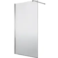 Paravan dus walk-in 90x200 cm sticla securizata crom Deante Abelia