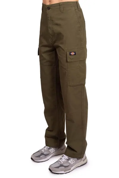 Pantaloni cargo verzi Dickies din bumbac rezistent