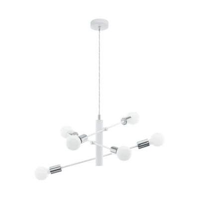 Lampa suspendata GRADOLI alb, chrome 220-240V,50/60Hz