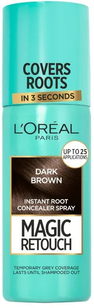 L'Oréal Magic Retouch Spray de păr, 2 Dark Brown, 75 ml