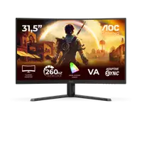 Monitor Gaming AOC C32G42ZE, 31.5", 1920 x 1080 pixeli, Black, Red, 3 ani Garantie