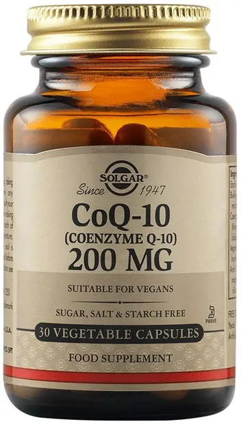 CoQ-10, 200 mg, 30 capsule vegetale, Solgar