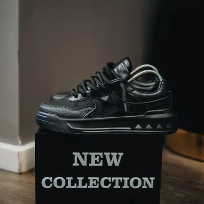 Adidasi Sneakers Garavani All-Black Abvg10(086-11) (mărime: 45)
