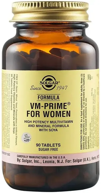 Formula VM-Prime for Women, 90 tablete, Solgar