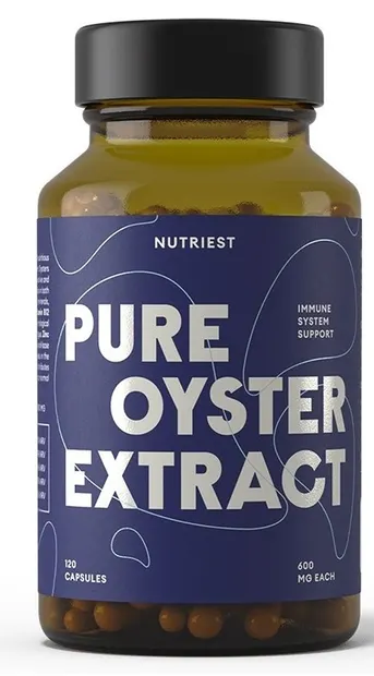 Pure Oyster Extract, 120 capsule, Nutriest