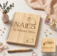 Set Caiet , pix si lumanare personalizata -Nails by