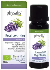 Ulei esențial organic, lavandă, 10 ml, Physalis