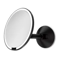Oglindă de perete/cosmetică (mărire 5x) cu led/de mărire 8x23 cm Sensor – simplehuman