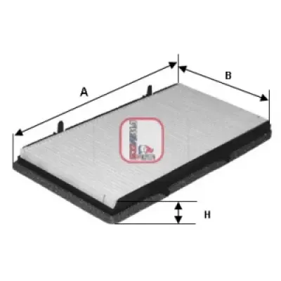 Filtru, aer habitaclu SOFIMA S 3131 C