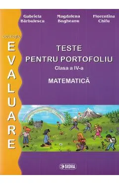 Matematica - Clasa 4 - Teste pentru portofoliu