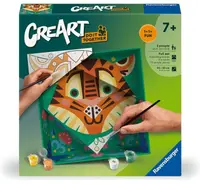 Set de pictat după numere Ravensburger CreArt - Tigru fermecător (Do it together)