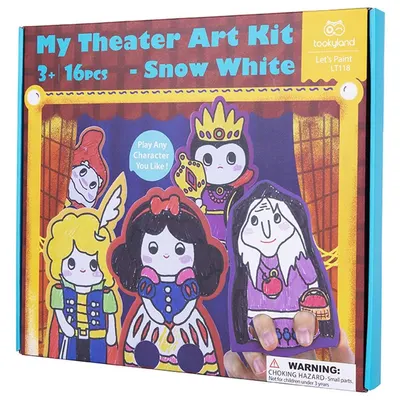 Teatru de masă pentru copii Tooky Toy - Albă ca Zăpada