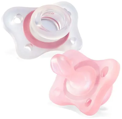 Suzete din silicon Chicco - PhysioForma Mini Soft, 2-6 luni, pentru fete, sortiment