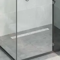 vidaXL Scurgere pentru duș cu design pe linie și sifon de 360° 80 cm