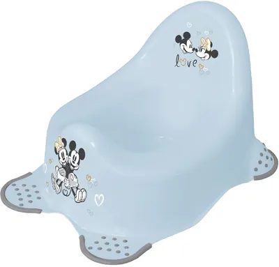 Olita anatomic pentru copii Lorelli - Mickey Love, albastru deschis