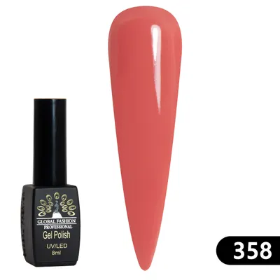 Oja semipermanenta Black Elite, Global Fashion 8 ml, 358 Engros