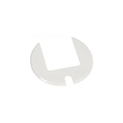 Finishing plate pentru desk grommet - pentru cat.6 A data networks - alb