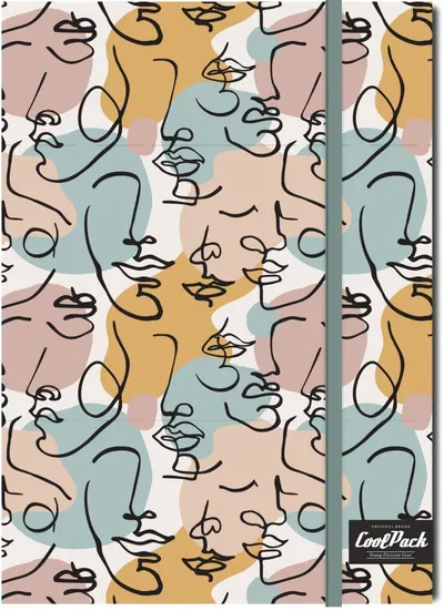 Caiet Cool Pack Art Deco - A5, cu linii, 80 de file