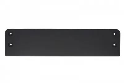 Suport numar fata plastic, negru potrivit VW PASSAT B8 FL 02.19
