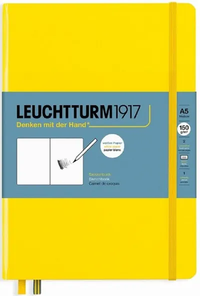 Agenda Leuchtturm1917 A5 - Medium, galbena