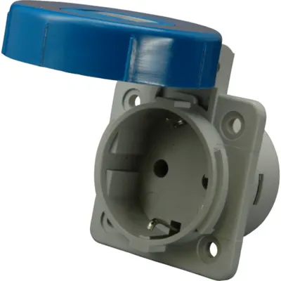 Priza schuko industriala IP67 SEZ cod VZG 16S 3 x 16A - IP67 230 V