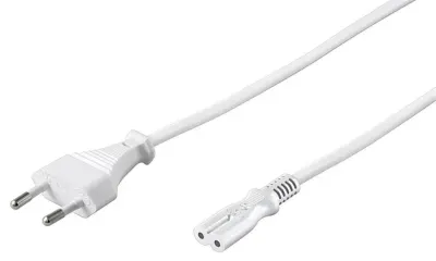 Cablu alimentare Euro la IEC C7 5m Alb, kpspm5w