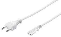 Cablu alimentare Euro la IEC C7 5m Alb, kpspm5w