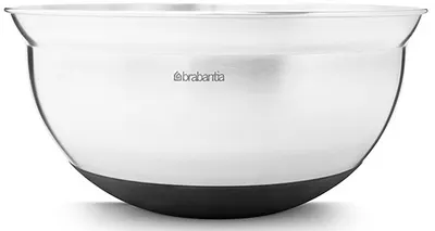 Bol de amestecare Brabantia, 3 l, Matt Steel/Black
