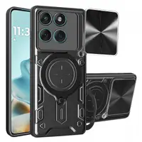 Husa pentru Motorola Edge 60 Fusion / Edge 60, Techsuit, CamGuard Pro, Neagra