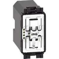 Intrerupator fara fir pentru storuri rulate Bticino Living Now K4027CWI, alb, negru, nisip