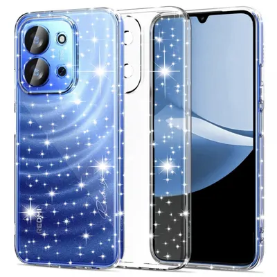Husa pentru Xiaomi Redmi 15C 5G / 15C 4G, Techsuit, SparkleSkin, Transparenta