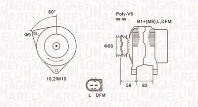 Alternator (14v, 120a) Audi A4, A6, A8, Allroad; Skoda Superb I; Vw Passat 1.6-3.0d Intre 1994-2015