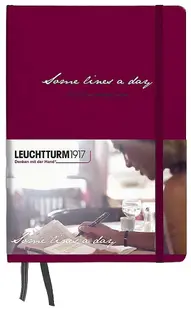Caiet Leuchtturm1917 Some Lines A Day - A5, roșu