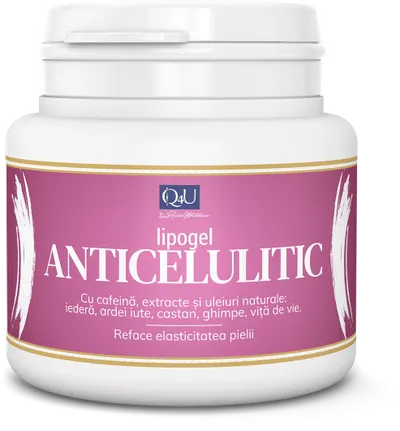 Lipogel anticelulitic Q4U, 500ml, Tis Farmaceutic