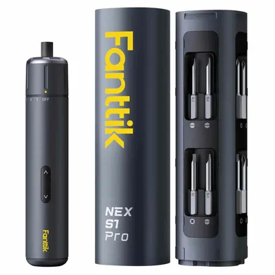 Surubelnita electrica cu acumulator plus biti Nex S1 Pro Fanttik KITNEXS1PRO, 5 V, 2 Ah
