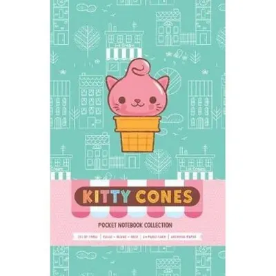 Kitty Cones Pocket Notebook Collection (Set of 3)