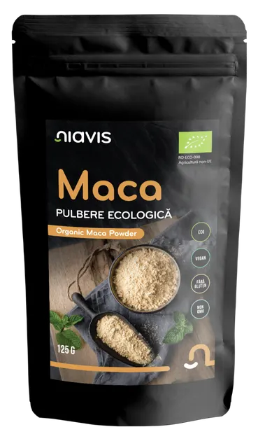 Maca Pulbere ecologica, 125g, Niavis