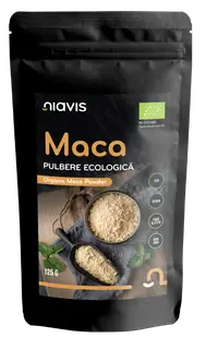 Maca Pulbere ecologica, 125g, Niavis