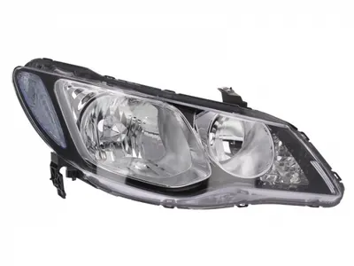 Far dreapta (HB3 HB4, manual, fundal cromat) HONDA CIVIC 2005-2008