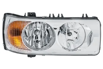 Far dreapta (H1 H7 P21W W5W, electric cu motoras, insertii crom, Semnalizator portocaliu) DAF 75 CF, CF 65, CF 75, CF 85, LF 45, LF 55, XF 105, XF 95 dupa 2001