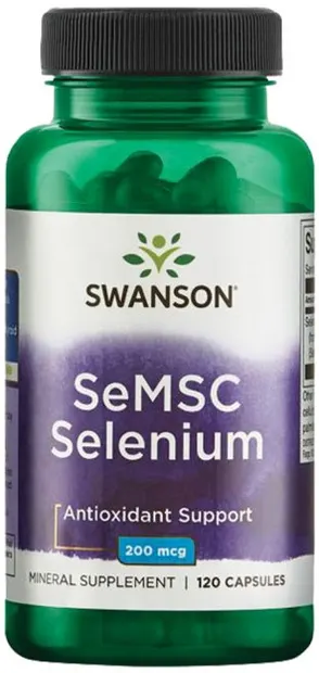 SeMSC Selenium, 200 mcg, 120 capsule, Swanson