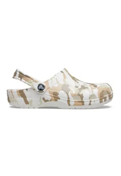 Saboti Classic Printed Camo Clog - Alb
